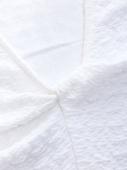 White Front Twist T-Shirt - Image 3 of 3
