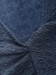 Navy Twist Front T-Shirt - Image 3 of 3