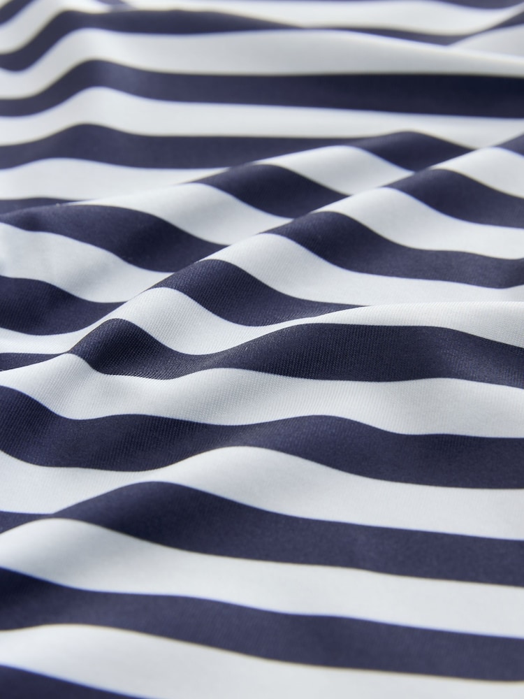 Navy Basic Stripe Round Neck T-Shirt - Image 3 of 3