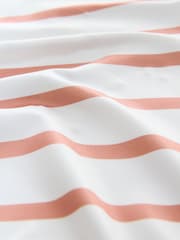 Pink Basic Stripe Round Neck T-Shirt - Image 3 of 3