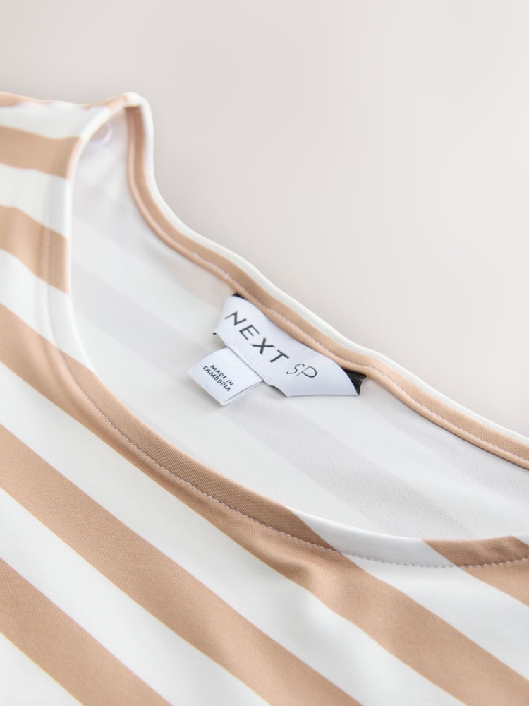 Stone Basic Stripe Round Neck T-Shirt - Image 3 of 3