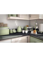 Swan Set of 3 Green Retro Kitchen Storage Canisters - Image 3 of 3