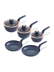 Tower 5 Piece Midnight Blue Cavaletto Cookware Set - Image 1 of 10