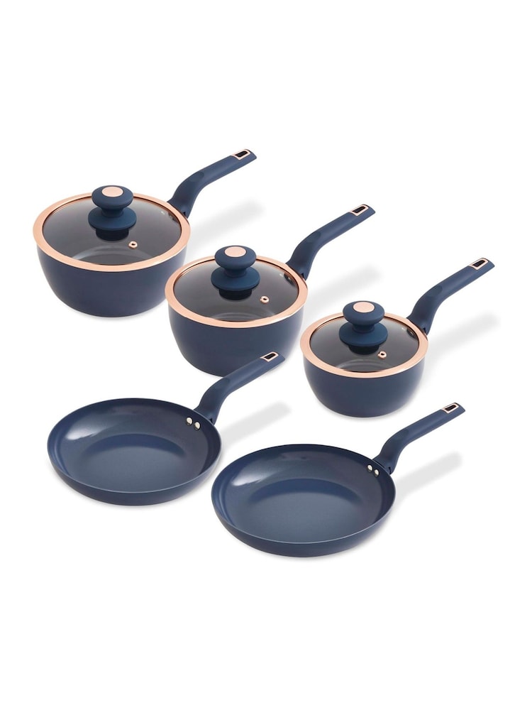 Tower 5 Piece Midnight Blue Cavaletto Cookware Set - Image 1 of 10