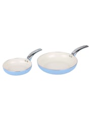 Swan 5 Piece Grey Retro Pan Set - Image 3 of 6