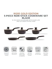 Tower 5 Piece Black Cavaletto Cookware Set - Image 2 of 11