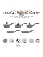 Tower 5 Piece Grey Cavaletto Cookware Set - Image 2 of 10