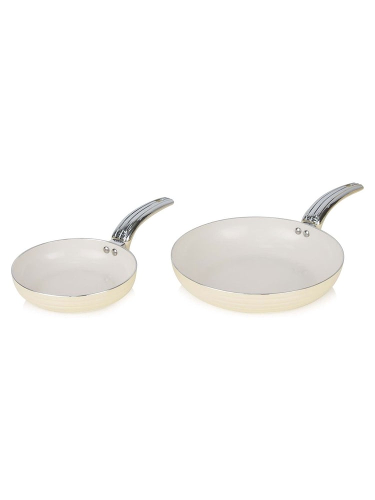 Swan 5 Piece Cream Retro Pan Set - Image 2 of 12