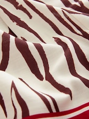 Creme, Zebra-Print - Shorts mit Bindegürtel - Image 7 of 7