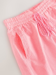 Pink/White Wide Leg Pull On Striped Trousers - Image 6 of 7