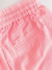 Pink/White Wide Leg Pull On Striped Trousers - Image 7 of 7