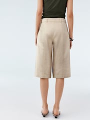 Ecru 100% Cotton Jort Shorts - Image 3 of 7