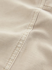 Ecru 100% Cotton Jort Shorts - Image 7 of 7