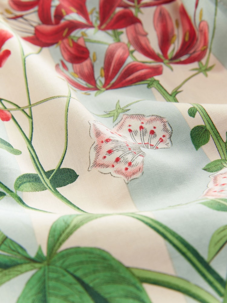 Collection Kew - Floral 100% Cotton Tie Waist Shirt - Image 6 of 7