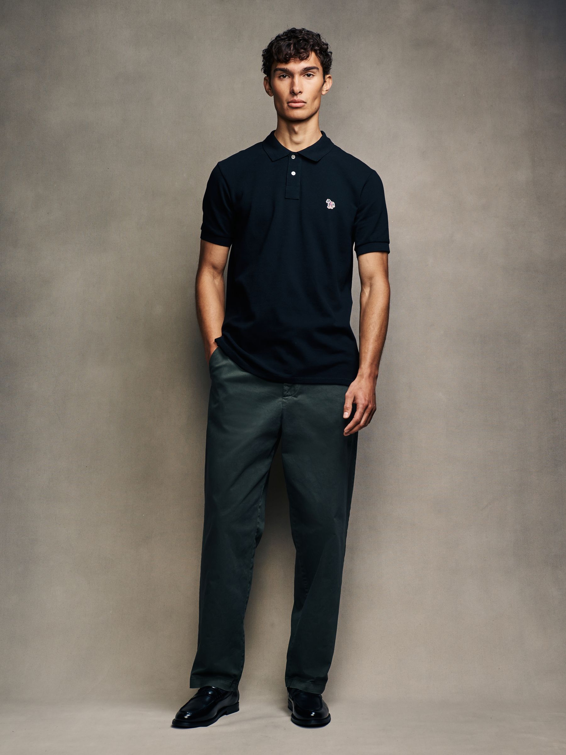 Paul Smith × MINI ブラックポロシャツ Next：日本 ブラック - Paul Smith ゼブラロゴポロシャツ from Next Japan