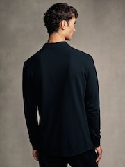 PS Paul Smith Zebra Logo Long Sleeve Polo Shirt - Image 4 of 6