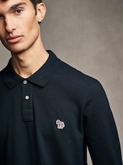 PS Paul Smith Zebra Logo Long Sleeve Polo Shirt - Image 5 of 6