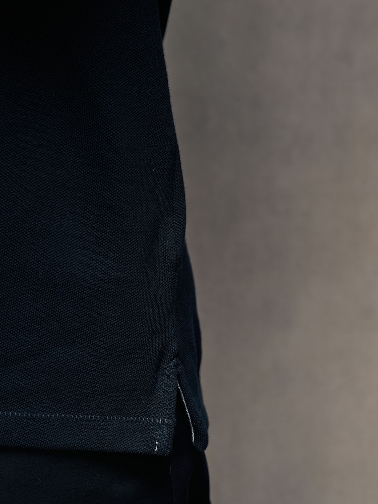 PS Paul Smith Zebra Logo Long Sleeve Polo Shirt - Image 6 of 6