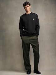 PS Paul Smith Quarter Zip Zebra Print Logo Sweatshirt - Image 2 of 5