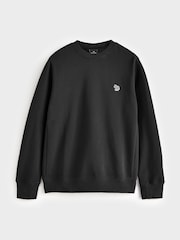 PS Paul Smith Quarter Zip Zebra Print Logo Sweatshirt - Image 5 of 5