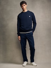 PS Paul Smith Quarter Zip Zebra Print Logo Sweatshirt - Image 2 of 6