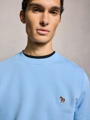 PS Paul Smith Quarter Zip Zebra Print Logo Sweatshirt - Image 4 of 5