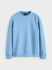 PS Paul Smith Quarter Zip Zebra Print Logo Sweatshirt - Image 5 of 5