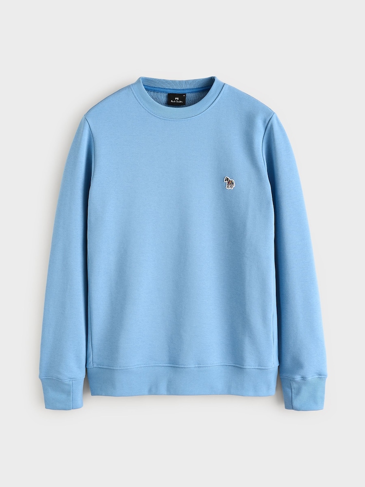PS Paul Smith Quarter Zip Zebra Print Logo Sweatshirt - Image 5 of 5