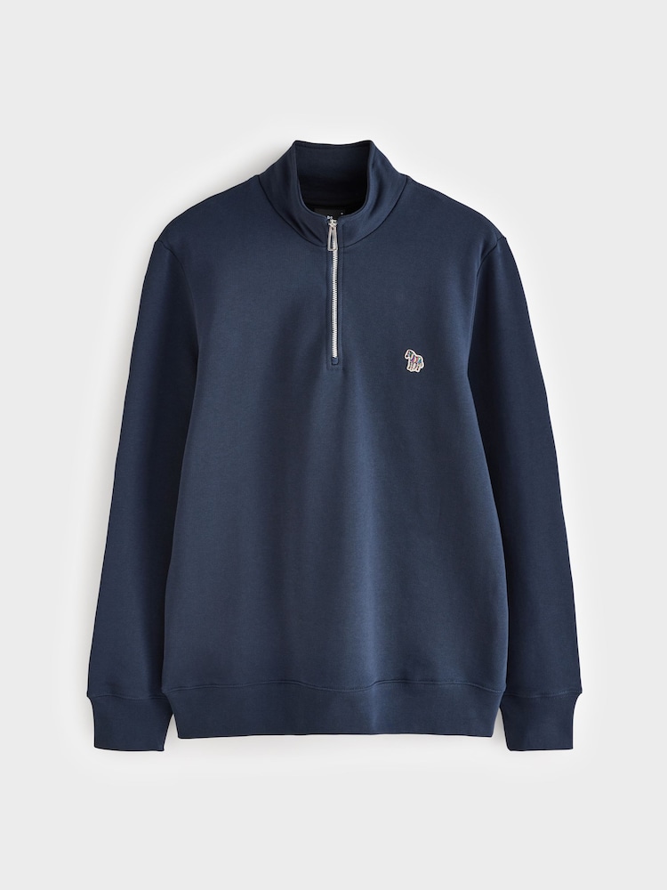 PS Paul Smith Logo Quarter Zip Sweatshirt - Image 6 of 6