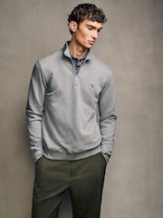 PS Paul Smith Logo Quarter Zip Sweatshirt - Image 1 of 6