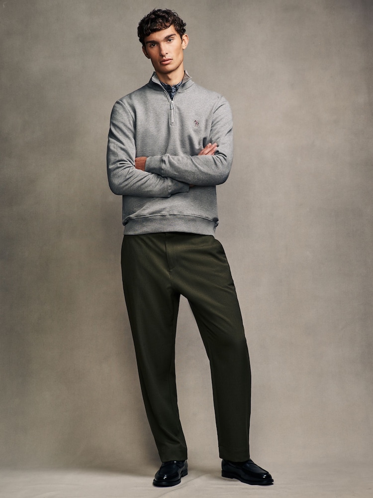PS Paul Smith Logo Quarter Zip Sweatshirt - Image 2 of 6