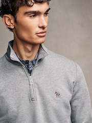 PS Paul Smith Logo Quarter Zip Sweatshirt - Image 4 of 6