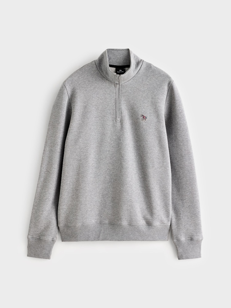 PS Paul Smith Logo Quarter Zip Sweatshirt - Image 6 of 6