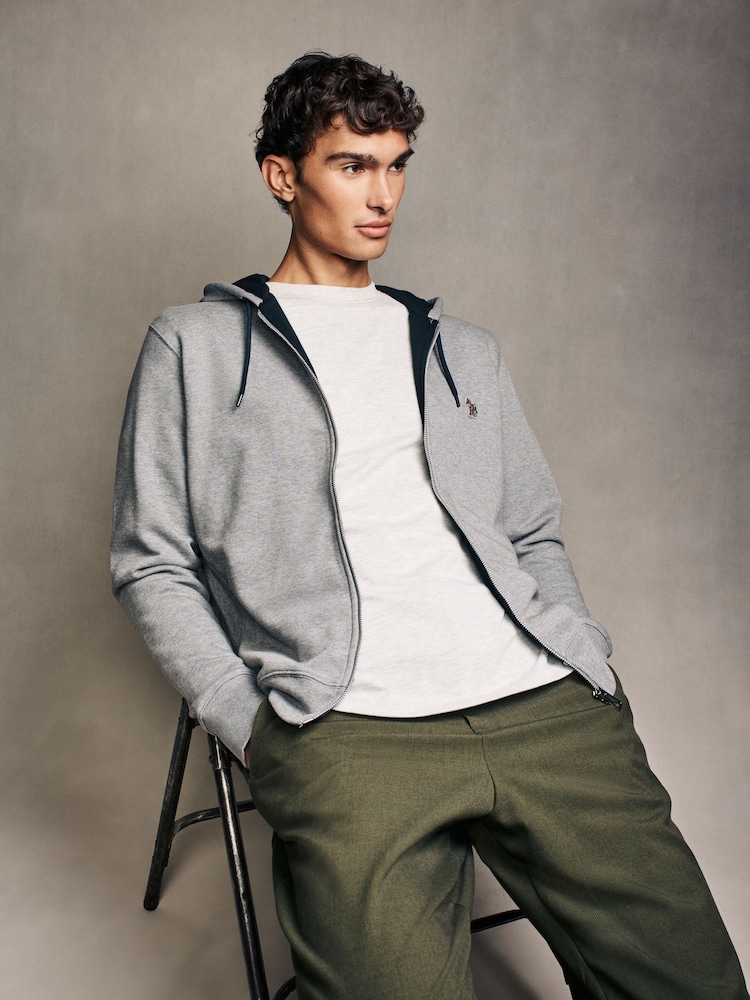 PS Paul Smith Logo Zip-Up Hoodie - Image 2 of 5