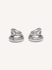 Completedworks Silver Tone Dollop Earrings - Image 1 of 5