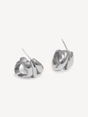 Completedworks Silver Tone Dollop Earrings - Image 2 of 5