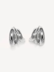 Completedworks Silver Tone Dollop Earrings - Image 3 of 5