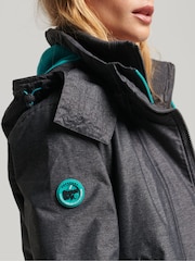 Superdry Grey Pop Zip Hooded Arctic SD-Windcheater Jacket - Image 4 of 6