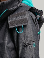 Superdry Grey Pop Zip Hooded Arctic SD-Windcheater Jacket - Image 5 of 6