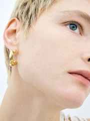 CompletedWorks Gold Tone 18ct Earrings - Image 4 of 4