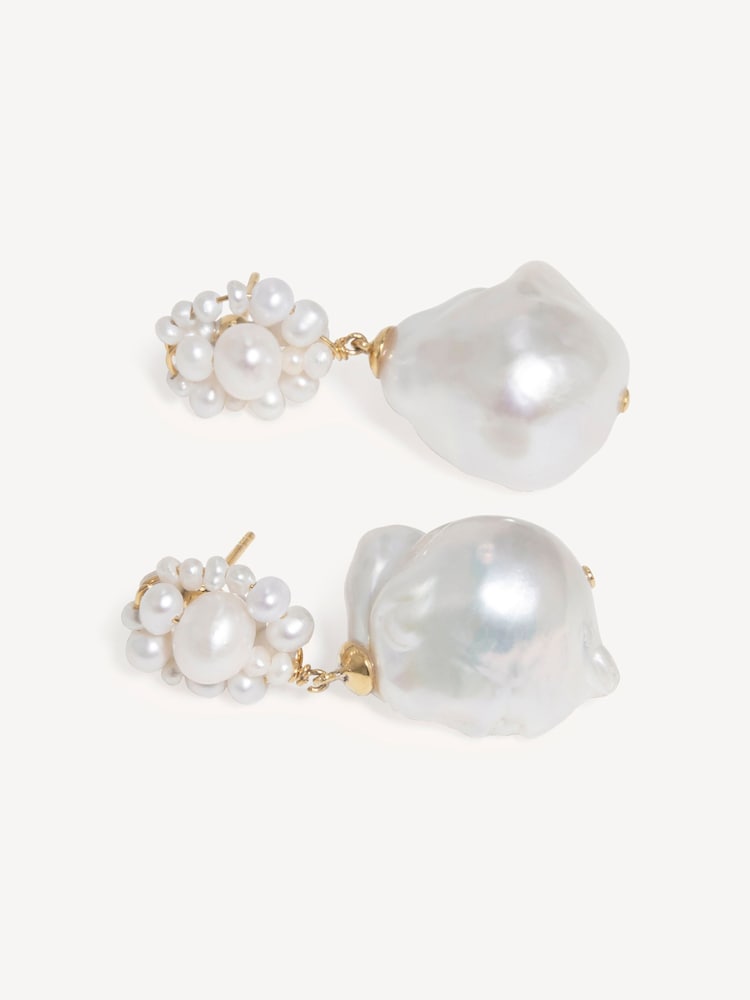 CompletedWorks Gold Tone Tra-la-la Pearl Earrings - Image 2 of 4