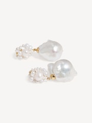 CompletedWorks Gold Tone Tra-la-la Pearl Earrings - Image 3 of 4