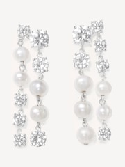 CompletedWorks Silver Tone Drop Earrings - Image 1 of 3