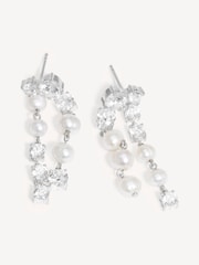 CompletedWorks Silver Tone Drop Earrings - Image 3 of 3