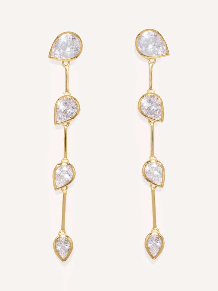 CompletedWorks Gold Tone 18ct Earrings - Image 1 of 3