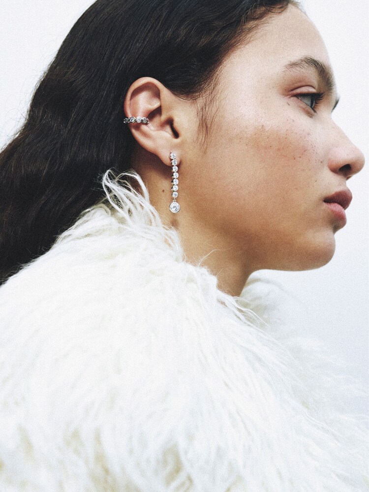 CompletedWorks Silver Tone Ascent Earrings - Image 2 of 5 CompletedWorks Silver Tone Ascent Earrings - Image 2 of 5