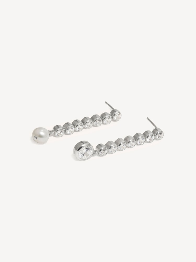 CompletedWorks Silver Tone Ascent Earrings - Image 5 of 5 CompletedWorks Silver Tone Ascent Earrings - Image 5 of 5