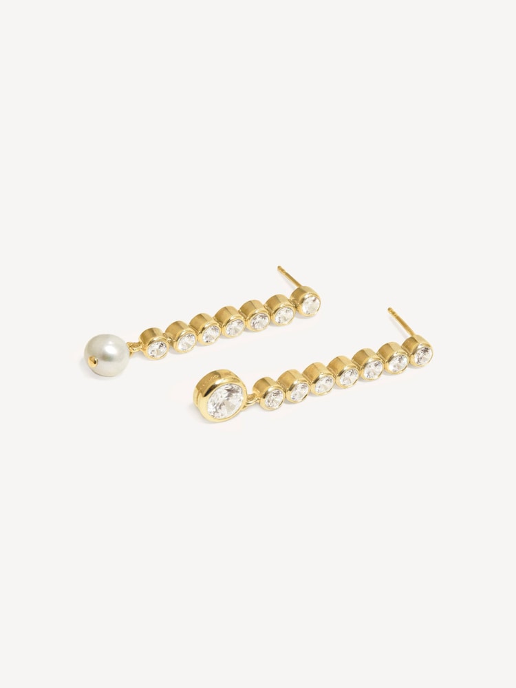 CompletedWorks Gold Tone Ascent Earrings - Image 3 of 3