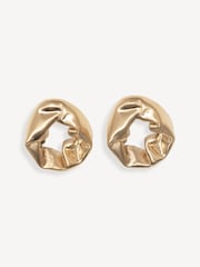 CompletedWorks Gold Tone Scrunch Earrings - Image 1 of 3