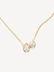 CompletedWorks Gold Tone Like Peas In a Pod Necklace - Image 2 of 3